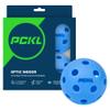 PCKL Optic Speed Pickleball Balls | Choose Indoor or Outdoor Pickleballs | USAPA Tournament Aproved | 4 Pack Crack-Resistant (Indoor Ice Blue) view 1