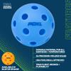 PCKL Optic Speed Pickleball Balls | Choose Indoor or Outdoor Pickleballs | USAPA Tournament Aproved | 4 Pack Crack-Resistant (Indoor Ice Blue) view 2