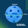 PCKL Optic Speed Pickleball Balls | Choose Indoor or Outdoor Pickleballs | USAPA Tournament Aproved | 4 Pack Crack-Resistant (Indoor Ice Blue) view 3