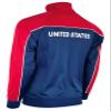 Icon Sports Officially Licensed U.S. Soccer Full Zip Up Active Adult Training Soccer Track Jacket | Navy, Small view 4