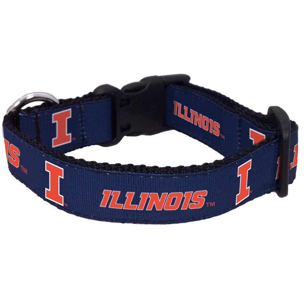 College Dog Collar (Small, Illinois)
