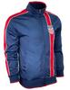 Icon Sports Officially Licensed U.S. Soccer Full Zip Up Active Adult Training Soccer Track Jacket | Navy/Red, Small view 4