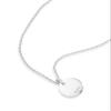 Miabella 925 Sterling Silver or 18K Yellow Gold Plated Dainty Round Initial Pendant Necklace for Women/Adjustable Chain 18 to 20 Inch/Letters A-Z/Made in Italy (O, sterling silver) view 3