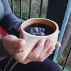 Coopers Bay "Kyrre Nordic Kuksa - Hand Carved Solid Wood Camp Mug - This Eco-Friendly Camping Bowl is a Great Addition to Your Family Camping Cooking Gear view 2