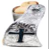 CHALLENGER Horse Horse Saddle Stirrups Western Aluminium Twisted Engraved Rhinestone Cross 51189TR view 4