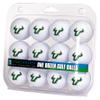 LinksWalker South Florida Bulls Golf Balls Gift Pack 12 2-Piece Regulation Size Balls view 1
