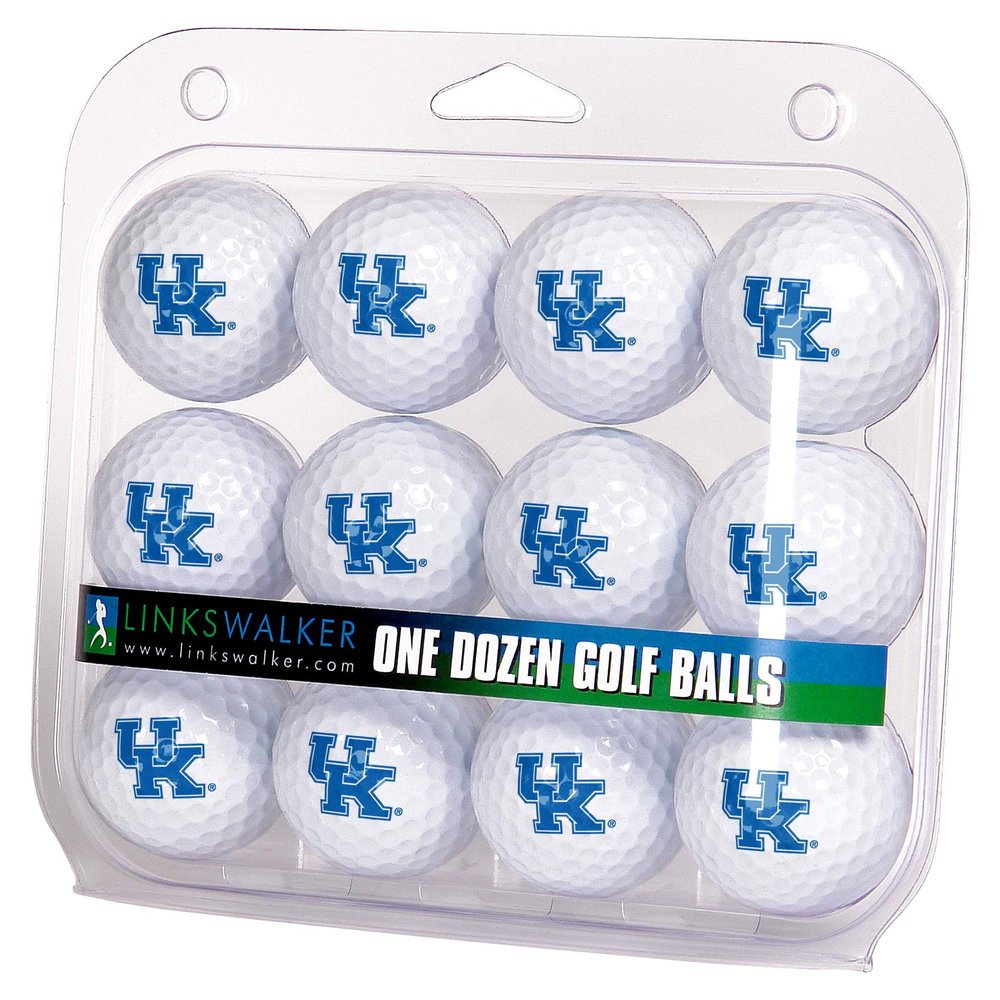 LinksWalker Kentucky Wildcats Golf Balls Gift Pack 12 2-Piece Regulation Size Balls