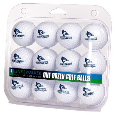 LinksWalker Creighton University Bluejays Golf Balls Gift Pack 12 2-Piece Regulation Size Balls