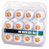 LinksWalker Clemson Tigers Golf Balls Gift Pack 12 2-Piece Regulation Size Balls view 1