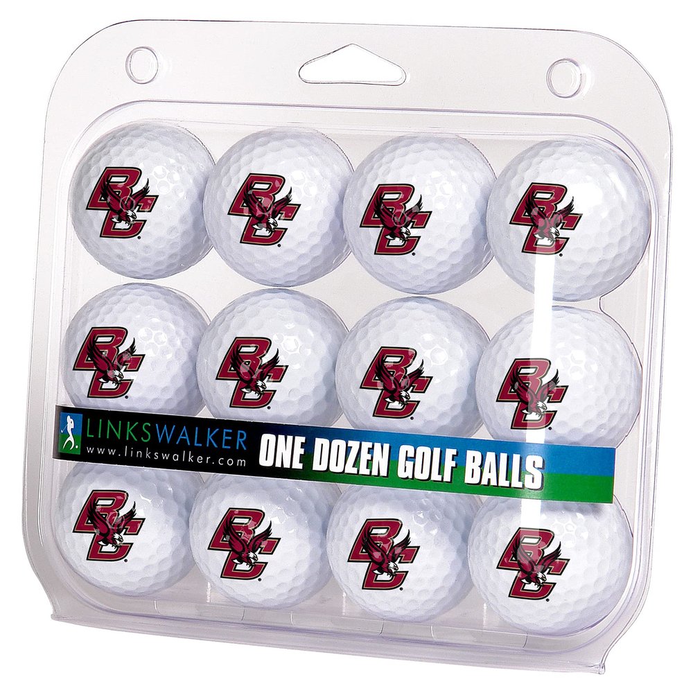 LinksWalker Boston College Eagles Golf Balls Gift Pack 12 2-Piece Regulation Size Balls