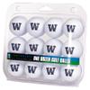 LinksWalker Washington Huskies Golf Balls Gift Pack 12 2-Piece Regulation Size Balls view 1