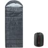 Alpine Swiss 0C (32F) Sleeping Bag Lightweight Waterproof with Compression Sack Adults All Seasons Camping Hiking Backpacking Travel Outdoor Indoor Gray view 1