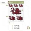 Desert Cactus University of South Carolina Sticker Gamecocks USC Cocky Vinyl Decals Laptop Water Bottle Car Scrapbook Sheet T3 (Type 3-2) view 2