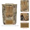 DUOLUDA Tactical Folding Dump Pouch Utility Tool Bag Military Molle Drawstring Ammo Magazine Pouch-EDC Drop Bag for Ammo, Magazines, Range Shooting, Hunting, Outdoor Sports (Multicam) view 3
