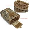DUOLUDA Tactical Folding Dump Pouch Utility Tool Bag Military Molle Drawstring Ammo Magazine Pouch-EDC Drop Bag for Ammo, Magazines, Range Shooting, Hunting, Outdoor Sports (Multicam) view 4