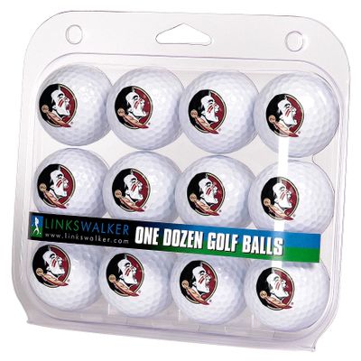 LinksWalker Florida State Seminoles Golf Balls Gift Pack 12 2-Piece Regulation Size Balls