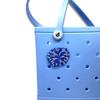 BOGLETS - Cheerleading Charm Compatible with Bogg Bags - Decorative Charm for Bogg Bags & Other Tote Bags (Blue Pom Pom) view 1