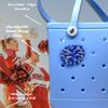 BOGLETS - Cheerleading Charm Compatible with Bogg Bags - Decorative Charm for Bogg Bags & Other Tote Bags (Blue Pom Pom) view 4