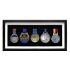 20" Medal Display Case, Black Medal Display Frame for 5 Medals, Medals Shadow Box for Medals Award Insignia, Medal Display Box for Marathon Triathlon Runners Soccer All Sports view 1