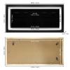 20" Medal Display Case, Black Medal Display Frame for 5 Medals, Medals Shadow Box for Medals Award Insignia, Medal Display Box for Marathon Triathlon Runners Soccer All Sports view 2