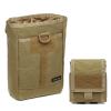 DUOLUDA Tactical Folding Dump Pouch Utility Tool Bag Military Molle Drawstring Ammo Magazine Pouch-EDC Drop Bag for Ammo, Magazines, Range Shooting, Hunting, Outdoor Sports (Khaki) view 1
