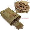 DUOLUDA Tactical Folding Dump Pouch Utility Tool Bag Military Molle Drawstring Ammo Magazine Pouch-EDC Drop Bag for Ammo, Magazines, Range Shooting, Hunting, Outdoor Sports (Khaki) view 4