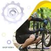 11T Aluminum Sealed Bearing Rear Derailleur Pulley 1.65x1.65x0.2 Inch Bike Guide Roller Pulley Ceramic Bearings Bicycle Derailleur Accessories for Most of Rear Derailleur on The Market view 2