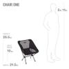 Helinox Chair One + Ground Sheet view 2