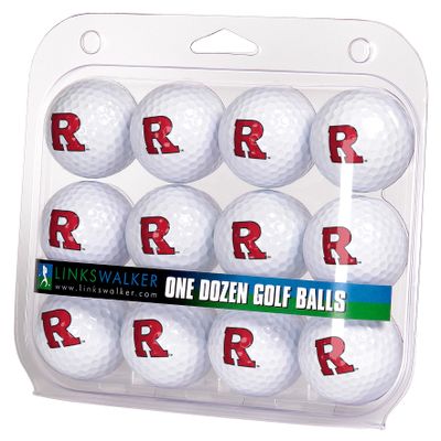 LinksWalker Rutgers Scarlet Knights Golf Balls Gift Pack 12 2-Piece Regulation Size Balls