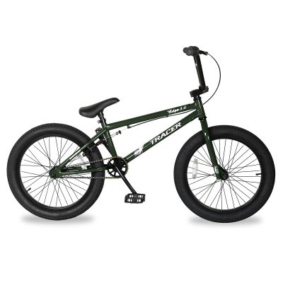 Tracer Edge Kids Freestyle BMX Bike, Entry and Intermediate Rider, Boys and Girls Bikes, 20-Inch Wheels, Hi-Ten Steel Frame, U Brake 2/3-Piece Crank Options Multiple Colors (Pearl Green, 3.0)