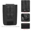 DUOLUDA Tactical Folding Dump Pouch Utility Tool Bag Military Molle Drawstring Ammo Magazine Pouch-EDC Drop Bag for Ammo, Magazines, Range Shooting, Hunting, Outdoor Sports (Black) view 3