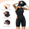 Santic Women Triathlon Suit Back Zipper tri Suit Padded One-Piece Sleeveless Swimsuits Quick-Dry(Orange,XL) view 2
