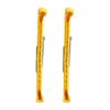 BORDSTRACT Ice Skate Blade Guards, 1 Pair Plastic Adjustable Ice Hockey Skate Blade Cover, Skate Protector for Figure Skating, Ice Hockey, Adults, Kids, 7 Colors(Yellow) view 2