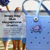BOGLETS - Cheerleading Charm Compatible with Bogg Bags - Decorative Charm for Bogg Bags & Other Tote Bags (Blue Megaphone) view 2