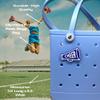 BOGLETS - Cheerleading Charm Compatible with Bogg Bags - Decorative Charm for Bogg Bags & Other Tote Bags (Blue Megaphone) view 4
