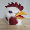 Shop Love Realistic Chicken Mask with Blink Light Effect, Novelty Furry Rooster Mask,Animal Mask for Halloween Christmas Costume Party Props view 2