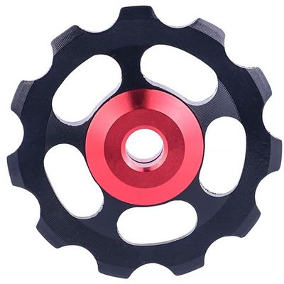 11T Aluminum Sealed Bearing Rear Derailleur Pulley 1.65x1.65x0.2 Inch Bike Guide Roller Pulley Ceramic Bearings Bicycle Derailleur Accessories for Most of Rear Derailleur on The Market