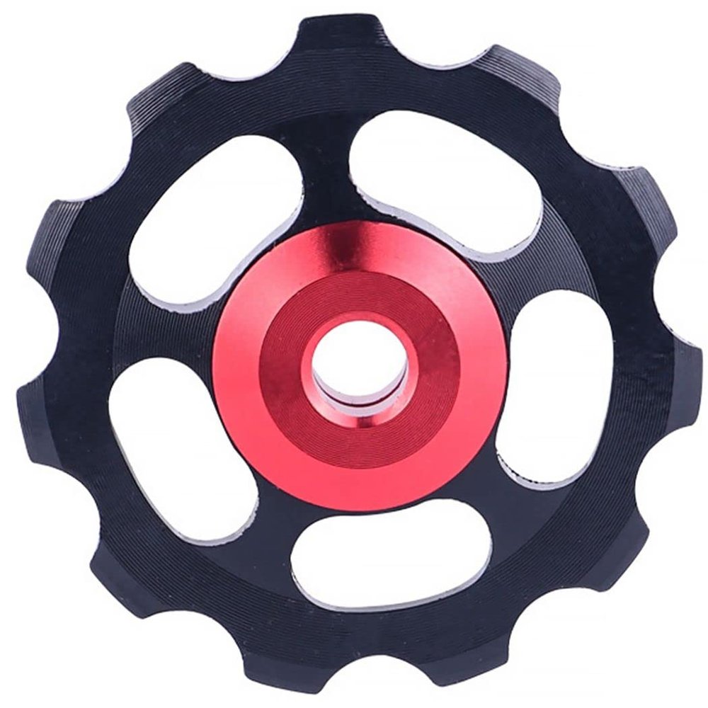 11T Aluminum Sealed Bearing Rear Derailleur Pulley 1.65x1.65x0.2 Inch Bike Guide Roller Pulley Ceramic Bearings Bicycle Derailleur Accessories for Most of Rear Derailleur on The Market