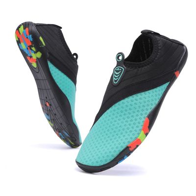 Vsufim Quick-Dry Water Sports Barefoot Shoes Aqua Socks for Swim Beach Pool Surf Yoga for Women Men (6 Women/5 Men)