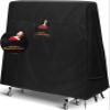 Cholila Cover Ping Pong Cover, Upgrade Double Layer Corners Thickened 420D Ping Pong Outdoor Waterproof, with Waterproof Strip Weather Resistant Table Tennis Cover, 65" x 28" x 68" view 1