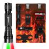 ULTRAFIRE Tactical Flashlights Predator Light with Interchangeable (Red, Green, White), 1200 Lumen LED Spotlight Light Hunting Flashlight with Picatinny Scope Mount and Pressure Switch, GF-K001 view 1