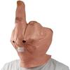 Middle Finger Mask Halloween Creepy Fingers Mask Novelty Middle Finger Head Cover Halloween Costume Latex Mask Full Headcover for Halloween Cosplay view 3