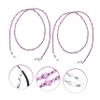 Ciieeo 2pcs Handmade Beading Chain Glasses Holder Hanging Neck Chain for Glasses Stylish Eyewear Retainer for Daily Use for Sports Outdoor Activities and Fashionable Design view 2