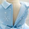 Loloda Baby Girls Pageant Snowflake Bowknot Princess Dresses Toddler Formal Christmas Party Dress Sky Blue 4-5 Years view 4