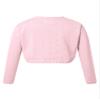 Jhaoyu Kids Girls Knit Long Sleeve One Button Bolero Shrugs Cardigan Sweater Cover-Up for Wedding Party Casual Dress Pink 13 Years view 2