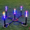 OUTTOY Outdoor Yard Games for Adult and Family, Led Ring Toss Games for Kids Glow in The Dark Games for Lawn, Backyard, Camping, Beach view 1