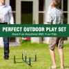 OUTTOY Outdoor Yard Games for Adult and Family, Led Ring Toss Games for Kids Glow in The Dark Games for Lawn, Backyard, Camping, Beach view 2