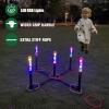 OUTTOY Outdoor Yard Games for Adult and Family, Led Ring Toss Games for Kids Glow in The Dark Games for Lawn, Backyard, Camping, Beach view 3