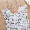 Bathing Beach Dinosaur One-Piece Girls Print Toddler Baby Swimwear Ruffles Kids Girls Bathing Suits (Green, 4-5 Years) view 4