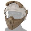 Tactical Fast Helmet Mount Mask with Detachable Goggles Outdoor Airsoft Paintball Shooting Sports Gear view 4